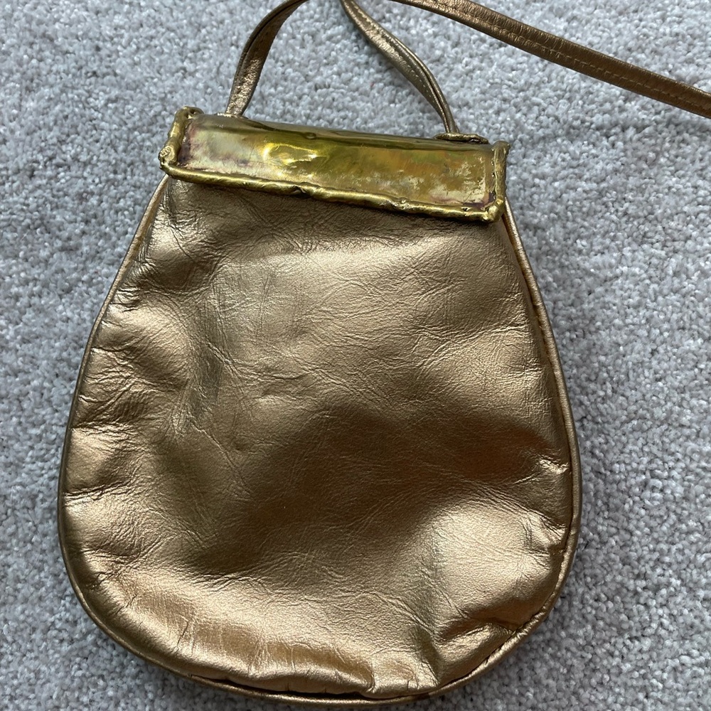 🚚MOVING SALE Vintage 1970 Carvalhu's Brutalist Amethyst Brass & bronze Leather - Picture 11 of 16